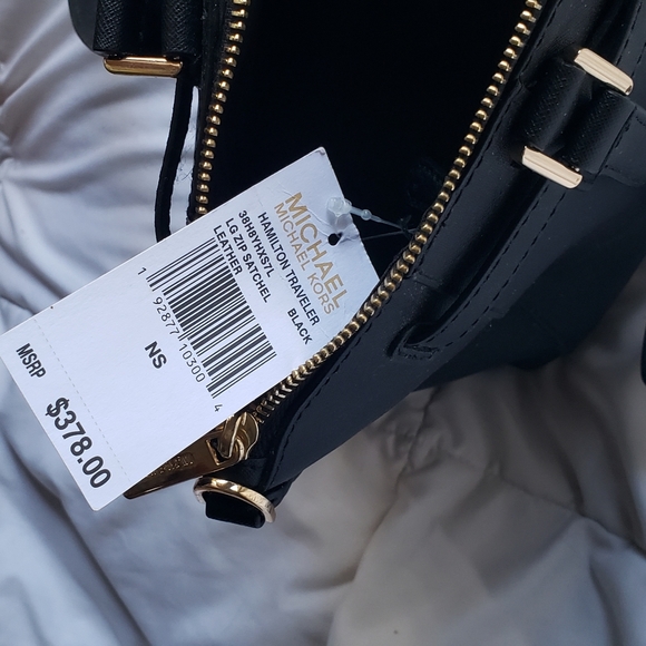 Micheal Michael Kors Hamilton Traveler Black Bag - Picture 11 of 11